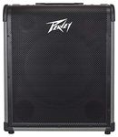 Peavey 250-Watt Bass Guitar Amplifier Combo with 15" Speaker, DDT Protection, TransTube Gain Boost, 3-Band EQ, Overdrive & Kosmos Switches RCA/XLR Connectivity.