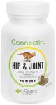 In Clover Connectin Hip and Joint Powder Supplement for Cats. Combines Glucosamine, Chondroitin and Hyaluronic Acid with Herbs for Comfort and Mobility. 3.2 oz.