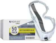 Aqulius Bulk 50 Pack of Safety Goggles - ANSI Z87+ Certified - Perfect Eye Protection for Nurses, Construction, Fabrication, Lab Work, Chemistry Science, Onion Cutting & More!
