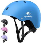 Lyefancy Kids Bike Helmet, Toddler Helmet for 2-13 Years Old Boys Girls, Children Helmet Adjustable Kids Helmet for Cycling, Biking, Scooter, Skating(Blue, S)