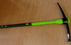 Heavy Duty Pick | Mattock | 5 or 7lb Head | Fibreglass or Hardwood Shaft (7lb Pick Axe Head with Fibreglass 36" 90cm handle shaft Garden Pick Axe)