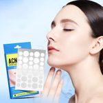 Acne Pimple Patches, 2 Sizes 36 Patches Acne Spot Healing Patch, Hydrocolloid Invisible Ace Patches for Day and Night, Zit Patches for Covering Zits and Blemishes, Face, Makeup, Chin, Body, Acne Skin