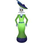 Gemmy 7' Airblown Day of the Dead Woman Halloween Inflatable