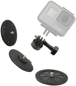 SCOSCHE AMK1 Closeup PROKIT Universal Action Camera Mount Kit with Three Mounting Bases Included Magnetic, Adhesive and Suction for Indoor/Outdoor Use