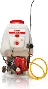 FUJIAKA Shakti, Knapsack/Backpack Power Sprayer Pump with 2-Stroke Petrol Engine for Agricultural, Professional Pest Control and Sanitising Use, 25 litres, Red (Pack of 1)
