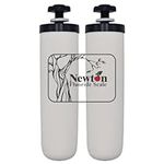 Newton Gravity Water Filter with Fluoride and Limescale Removal | High Capacity Ceramic Candle | Compatible with British Berkefeld, Berkey, etc. (2 Pack)