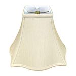 Royal Designs, Inc. Fancy Square Bell Basic Lamp Shade, BSO-702-10BG, 4 x 10 x 8.5, Beige