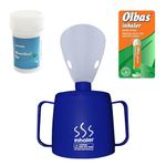 Medisure Steam Inhaler Cup with Menthol BP + Nasal Inhaler Stick - Relief from Catarrh, Colds, Cough, Flu, Influenza, Nasal Congestion and Blocked Sinuses | Suitable for Adults and Kids