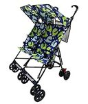 AmorosO Twin Lightweight Umbrella Stroller | Easy to Clean Baby Stroller with Four Wheels | Foldable & Travel-Ready Compact Stroller | Sunlight and Light Rain Protection | Blue