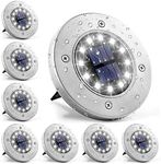 GIGALUMI Solar Ground Lights 12LEDs