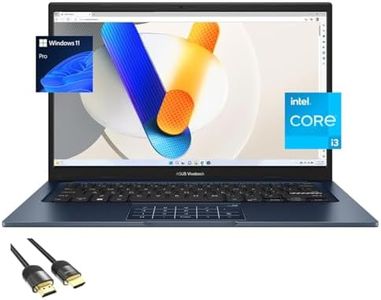 ASUS Vivobook Laptop for Students and Business, 14" FHD Micro-Edge, 12th Gen Core i3-1215U, 16GB RAM, 1TB PCIe SSD, WiFi 6E, Webcam, 180° Lay-Flat, USB-C, US Version KB, PDG HDMI, Win 11 Pro