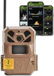 Moultrie Edge 2 Cellular Trail Camera - Auto Connect Nationwide 4G LTE - On Demand 36MP Photo - 1080P Video with HD Audio - 100 Ft Detection Range - Low Glow Flash