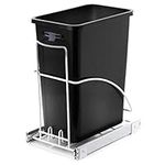 Home Zone Living 29 Liter / 7.6 Gallon Pull-Out Trash Can, Under The Counter, Single Bin