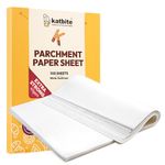 Katbite Heavy Duty Parchment Paper Sheets, Precut Non-Stick Full Parchment Sheets for Baking, Cooking, Grilling, Frying and Steaming, Full Sheet Baking Pan Liners, Commercial Baking (16x24 inch)