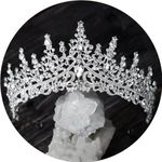 SWEETV Crystal Wedding Tiara for Wo