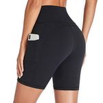 GIMDUMASA Yoga Pants for Women Flex Leggings High Waist with Pockets Tummy Control Workout Running Tights GI188