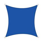 Green Bay Sun Shade Sail Garden Patio Party Sunscreen Awning Canopy 98% UV Block Square Blue 2x2m