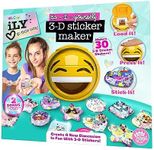 ACTIVITY KINGS ILY DIY 3D Sticker Maker for Girls and Boys, Arts and Crafts Fun for Ages 6+, Makes 30 Custom Stickers, Fun Creative Gift and Toy