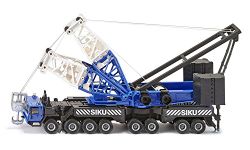 siku 4810, Mobile Crane, 1:55, Interconnectable, Metal/Plastic, Blue, With winch and weights