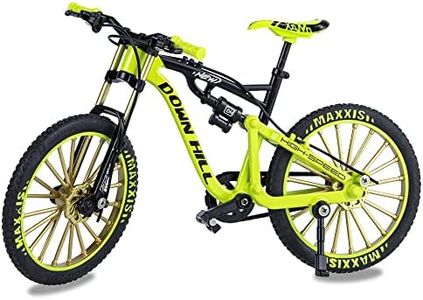 Jiahuade Mini Bicicletta Giocattolo,BMX Finger Bike,Bicicletta da Dito,Bicicletta Metallo Miniatura,Modello Bicicletta,Bicicletta Mountain Bike,Modellino di Bicicletta (F)
