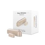 Fibaro Door Window 2 Z-Wave Plus Magnetic Reed Switch with Temperature Sensor, 250 V, Beige