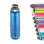 Contigo Ashland Tritan Water Bottle with Straw I One-Handed Operation, Leakproof, BPA Free Bottle with Autospout Technology, 720 ml