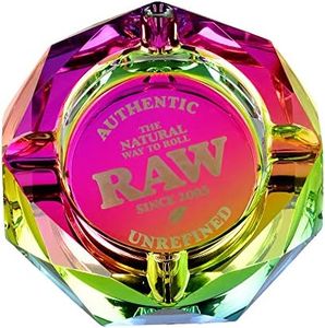 Portacenere Raw in Vetro Multicolore - Raw Rainbow Glass Ashtray