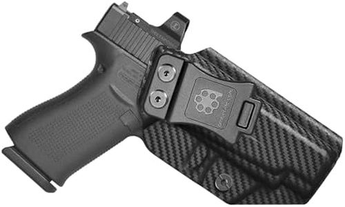 Amberide Glock 48 IWB Holster, Kydex Concealed Carry Holster for Glock 48/48 MOS, Standard & Optic Ready, Posi-Click Retention, Sweat Guard, Adjustable Cant (0–30°)