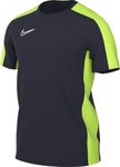 NIKE DR1336-452 M NK DF ACD23 TOP SS T-shirt Men's OBSIDIAN/VOLT/WHITE Size L