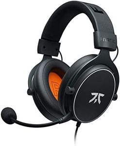 Fnatic REACT Gaming Headset for PS4/PC with 53mm Drivers, Stereo Sound & In-Line Control, Over-Ear Soft Memory Earpads, Compatible with Xbox One/Mobile/Switch/Wii U/Mac