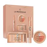 La Provençale Bio La Provencale - L'Instant Doré Makeup Gift Set - 3 products - Shine Powder, Instant Gold Palette and Magistrale Curve Mascara - enriched with organic olive oil and mineral pigments