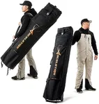 Snowboard Bag with Wheels | Store all your Snowboarding Gear | Snowboard Bag for Air Travel | Waterproof Design | Fully Adjustable fit 150cm-170cm | Rollup Design for Ultimate Portable Storage