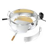 only fire Multi-Purpose Stainless Steel Rotisserie Ring Kit for Weber 22 1/2" Kettle and Other Similar Grills