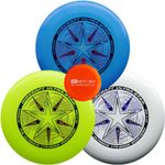 Discraft Ultimate Disc Bundle - Set of 3 175g Ultra Stars (White - Yellow - Blue Sparkle)