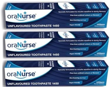 3 Pack Oranurse 50ml Unflavoured Toothpaste by Oranurse