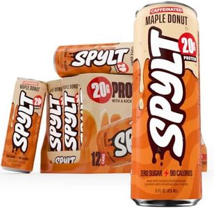 Spylt Maple Donut Milk Protein Drink, 20g Protein, 60mg Caffeine, 12 Pack