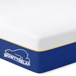 wowttrelax Double Mattresses Memory Foam, 6 Inch 4ft6 Double Bed Mattress with soft fabric, 9 Zone Medium Firm for Pressure Relief, Removable Cover Double Size Mattress 135x190x15 cm