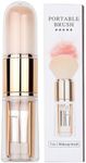 Travel Makeup Brush Set,Cosmetics Brush Set | Portable Powder Brushes 5-in-1 Retractable Foundation Concealer Brush for Cosmetics Travel