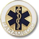 Prestige Medical Emblem Pin, Paramedic (Star of Life Design)