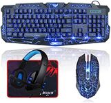 BlueFinger Backlit Gaming Keyboard 