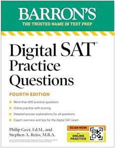 Digital SAT Practice Questions, Fourth Edition: More than 800 Questions for Digital SAT Prep + Tips + Online Practice (2026) (Barron's SAT Prep)