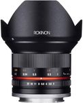 Rokinon 12mm F2.0 NCS CS Ultra Wide Angle Lens for Fuji X Mount Digital Cameras (Black) (RK12M-FX) - Fixed