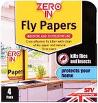 Zero In Fly Papers FSC - 4-Pack FSC