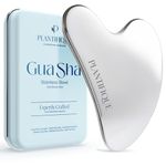 PLANTIFIQUE Stainless Steel Gua Sha Facial Tool - Anti-Aging Guasha Tool Face Massager for Tension Relief, Reduced Puffiness, and Lymphatic Drainage, Skincare Body Gua Sha Scraping Massage Tool