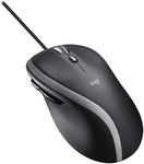 Logitech M500 Wired USB Mouse, High Precision 1000 DPI Laser Tracking, 7 Buttons, PC / Mac / Laptop - Black