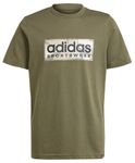 adidas Boys' Camo Linear Junior Boys Graphic Tee, 13-14 Years