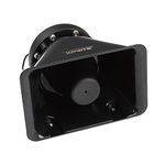 Xprite Compact 200 Watt High Performance Siren Speaker (Black, Capable with Any 100 - 200 Watt Siren).