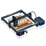 ATOMSTACK A20 Pro La-ser Engraving Machine, Engraver Cutter with Twin-Cylinder F30 Pro Air Assist kit, Support Self-Developed Mobile Phone APP for Wood Metal Acrylic, Engraving Area 400x400mm