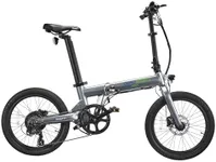 QUALISPORTS Dolphin Folding Ebike, Portable, Lightweight, 500W Hub Motor, 48V 10.5Ah Battery, 7 Speeds, 20 MPH, 60 Mile Range, PAS 5 Levels, UL 2849 Certified, for RV and Long Range Use