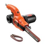 BLACK+DECKER 350W, 13mm File Sander with 3 Sanding Belts & Dust Collection System, KA900E-GB